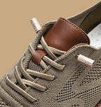 Sneaker Herren mit Ripp-Strick-Obermaterial und Kontrastsohle – Ottavio