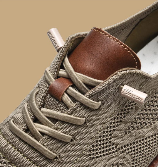 Sneaker Herren mit Ripp-Strick-Obermaterial und Kontrastsohle – Ottavio