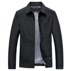 Herrenjacke mit Hemdjacken-Kragen und Karofutter – Raffaele