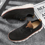 Sneaker Herren mit Ripp-Strick-Obermaterial und Kontrastsohle – Ottavio