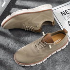 Sneaker Herren mit Ripp-Strick-Obermaterial und Kontrastsohle – Ottavio