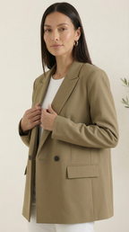 Camille Oversized Doppelreiher-Blazer