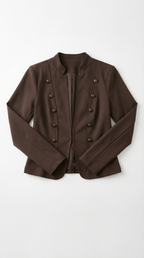 Victoria Military-Blazer mit Zierknöpfen