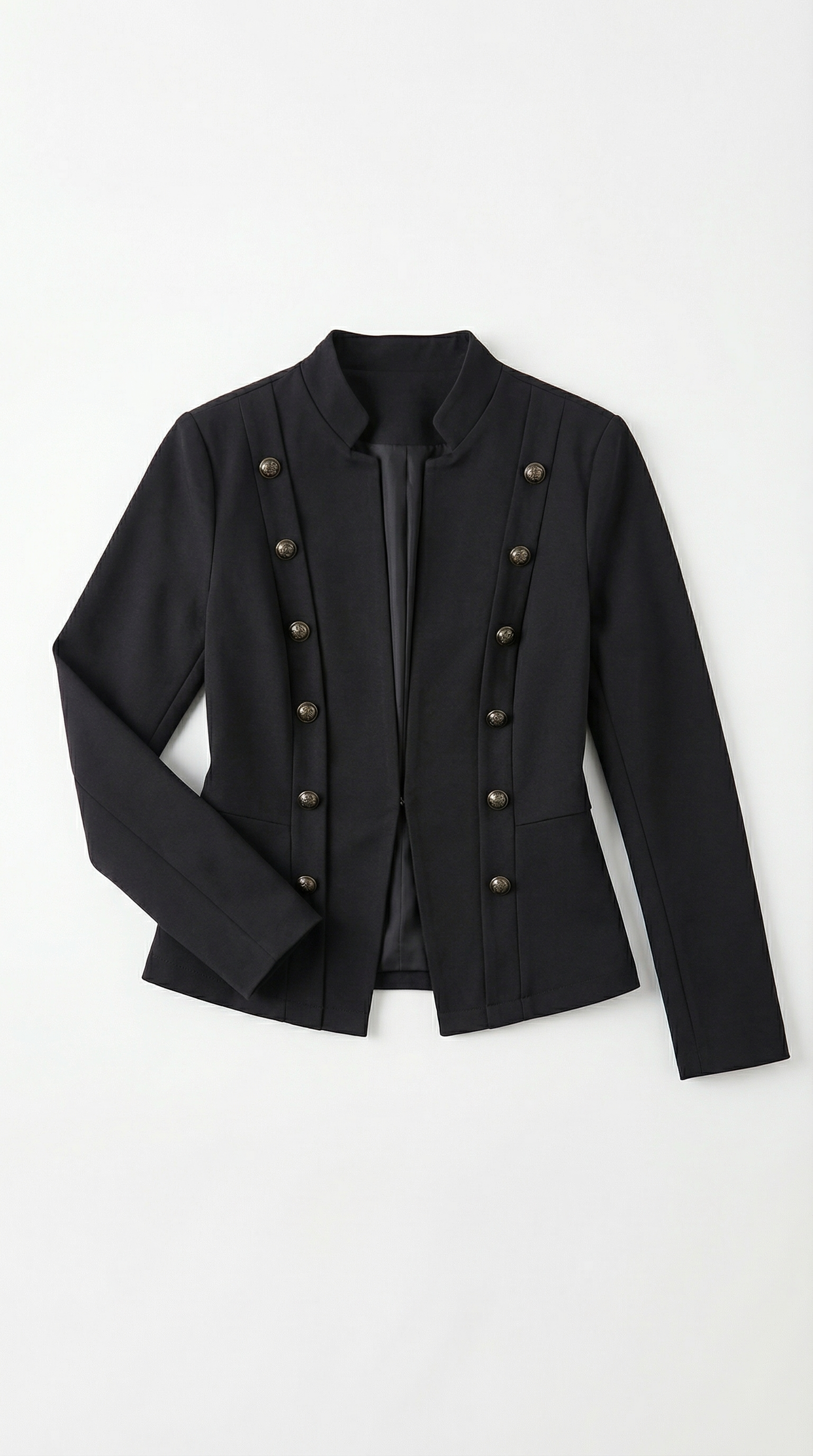 Victoria Military-Blazer mit Zierknöpfen