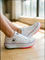 Estrella – Damen-Plateau-Sneaker im Canvas-Stil