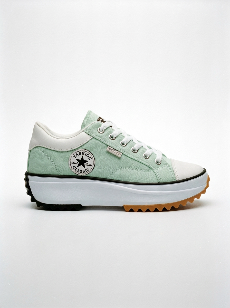 Estrella – Damen-Plateau-Sneaker im Canvas-Stil