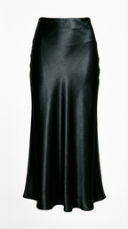 Luciana – Eleganter Damen-Midirock aus fließendem Satin