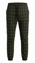 Enzo – Herren-Jogginghose mit Karomuster im Smart-Casual-Stil