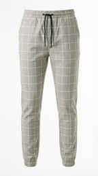 Enzo – Herren-Jogginghose mit Karomuster im Smart-Casual-Stil