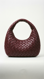 Floriana – Geflochtene Hobo-Tasche in Lederoptik