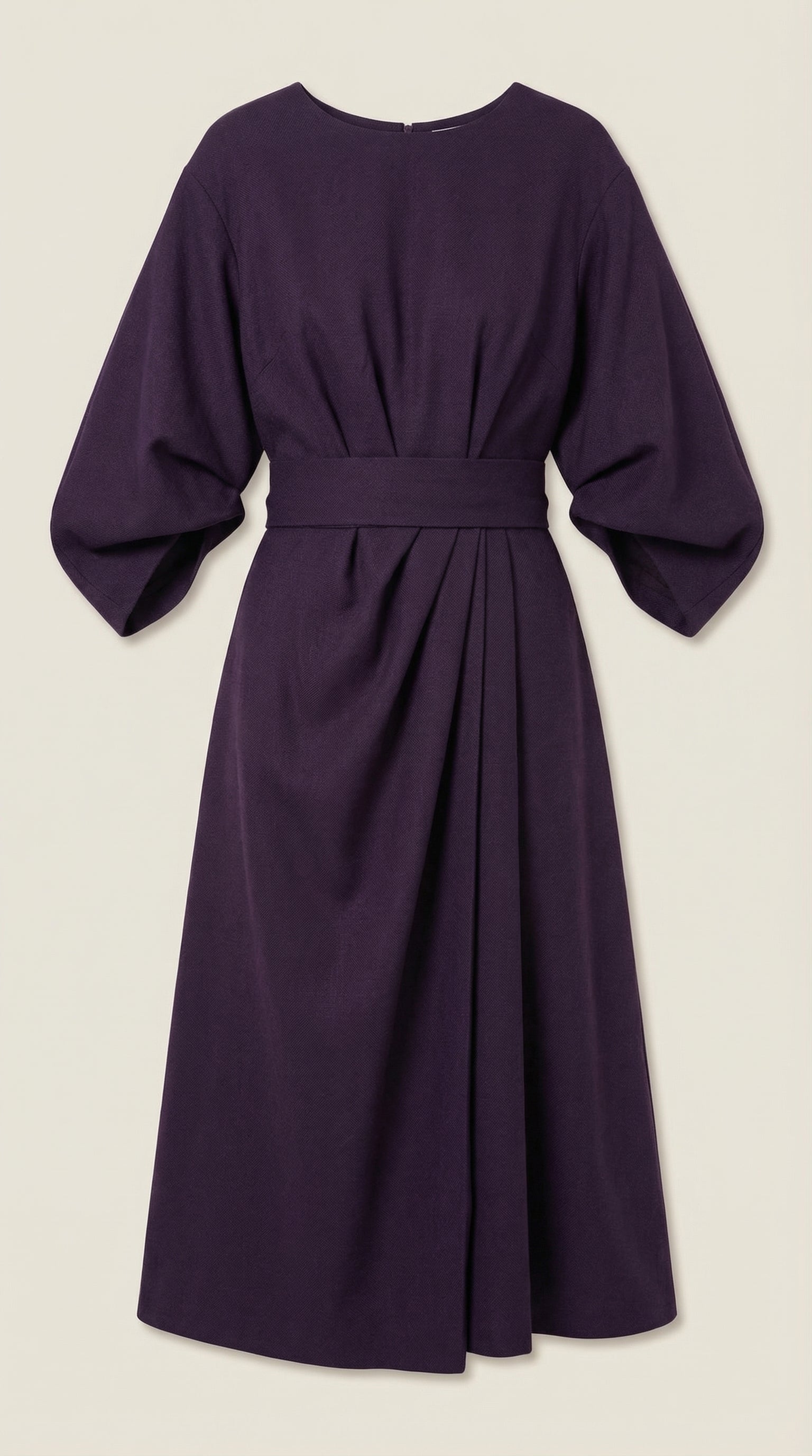Midikleid Damen mit Kimono-Ärmeln und Wickelrock –Séraphelle