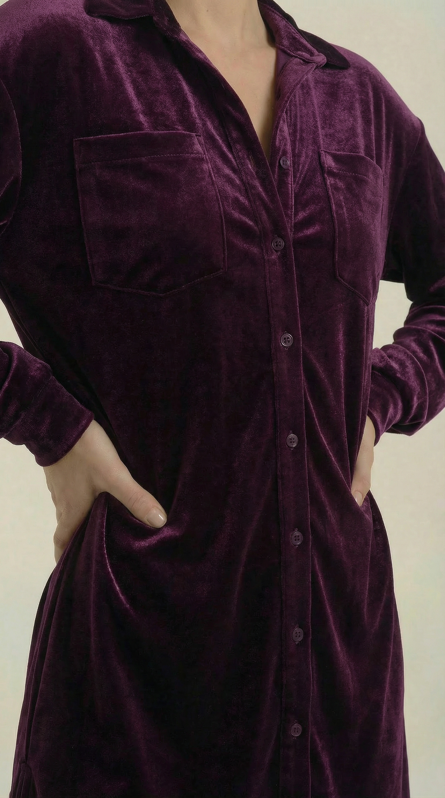 Minikleid Damen im Blusenkleid-Stil mit Gürtel und Hemdsaum – Lauriane