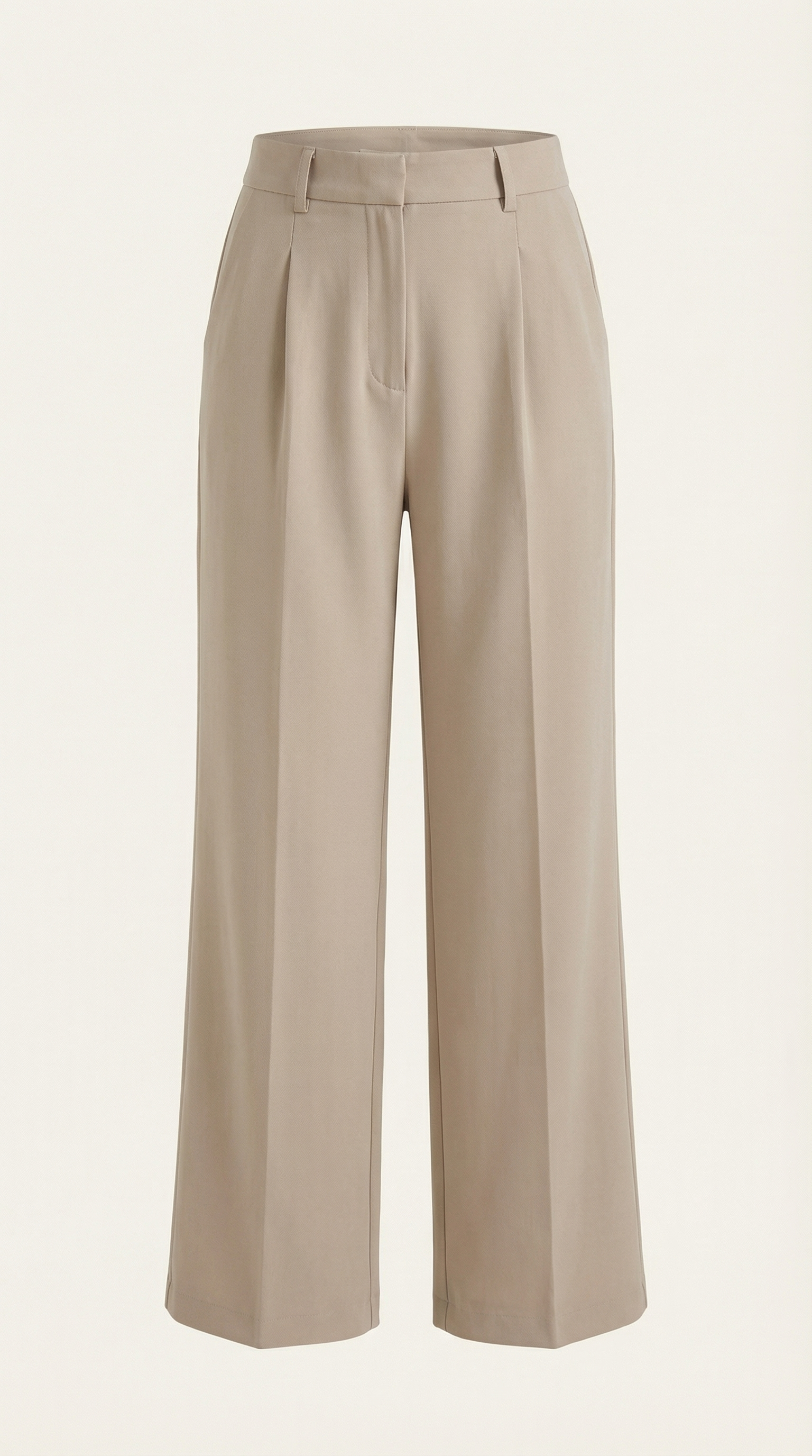 Stoffhose Damen mit High Waist und Wide-Leg-Schnitt – Ottavia