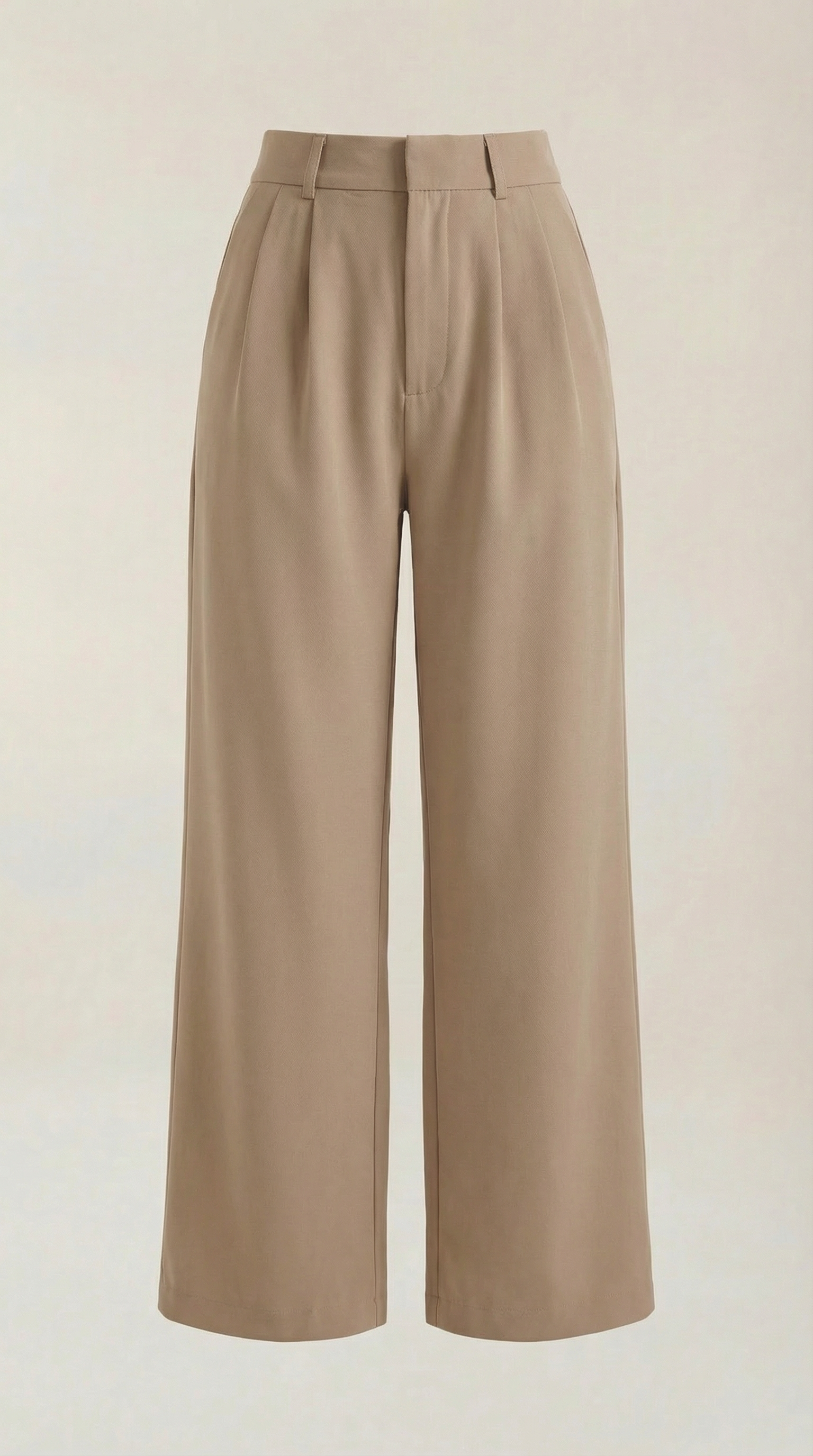 Stoffhose Damen mit High Waist und Wide-Leg-Schnitt – Ottavia
