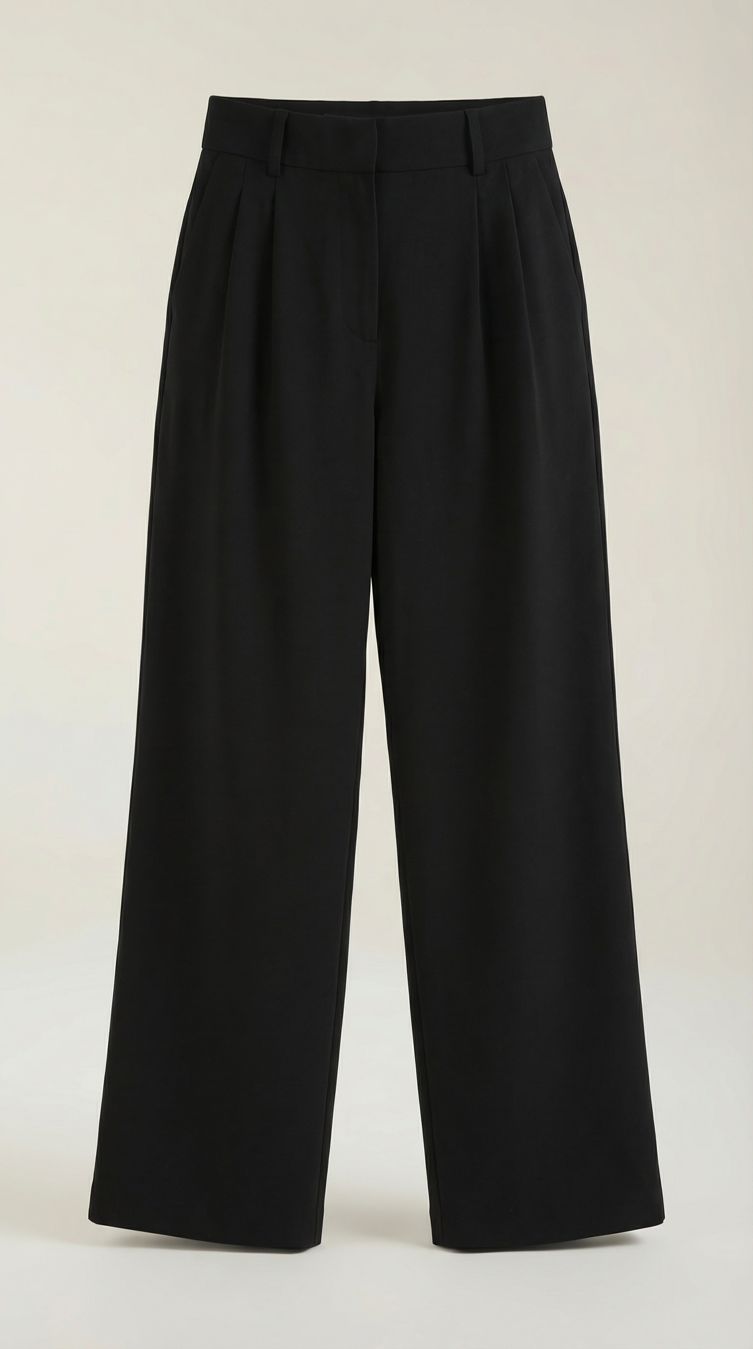 Stoffhose Damen mit High Waist und Wide-Leg-Schnitt – Ottavia