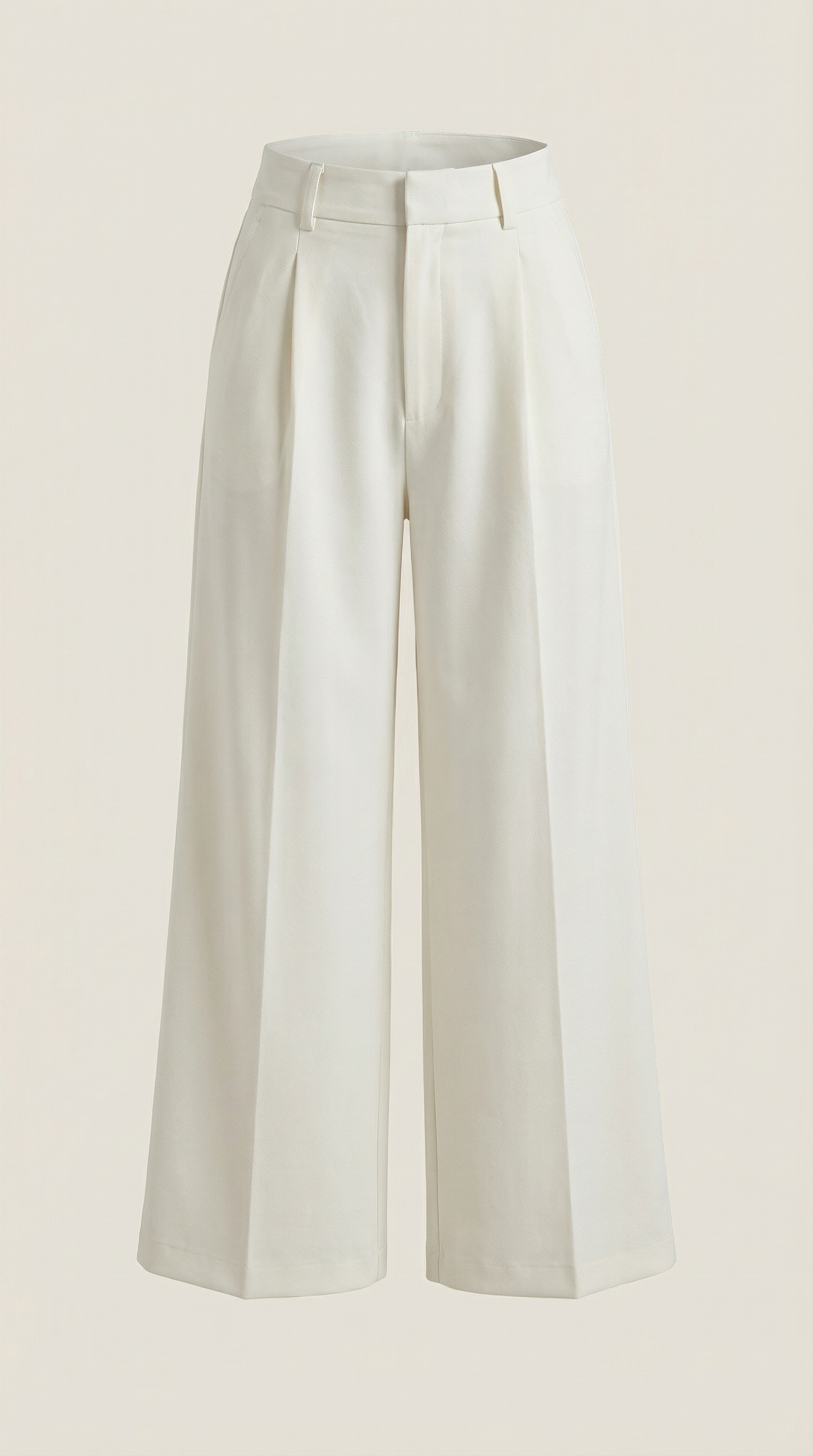 Stoffhose Damen mit High Waist und Wide-Leg-Schnitt – Ottavia