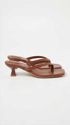 Sandalen Damen mit Kitten Heel und Zehensteg – Mirabella