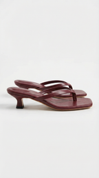 Sandalen Damen mit Kitten Heel und Zehensteg – Mirabella