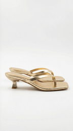 Sandalen Damen mit Kitten Heel und Zehensteg – Mirabella