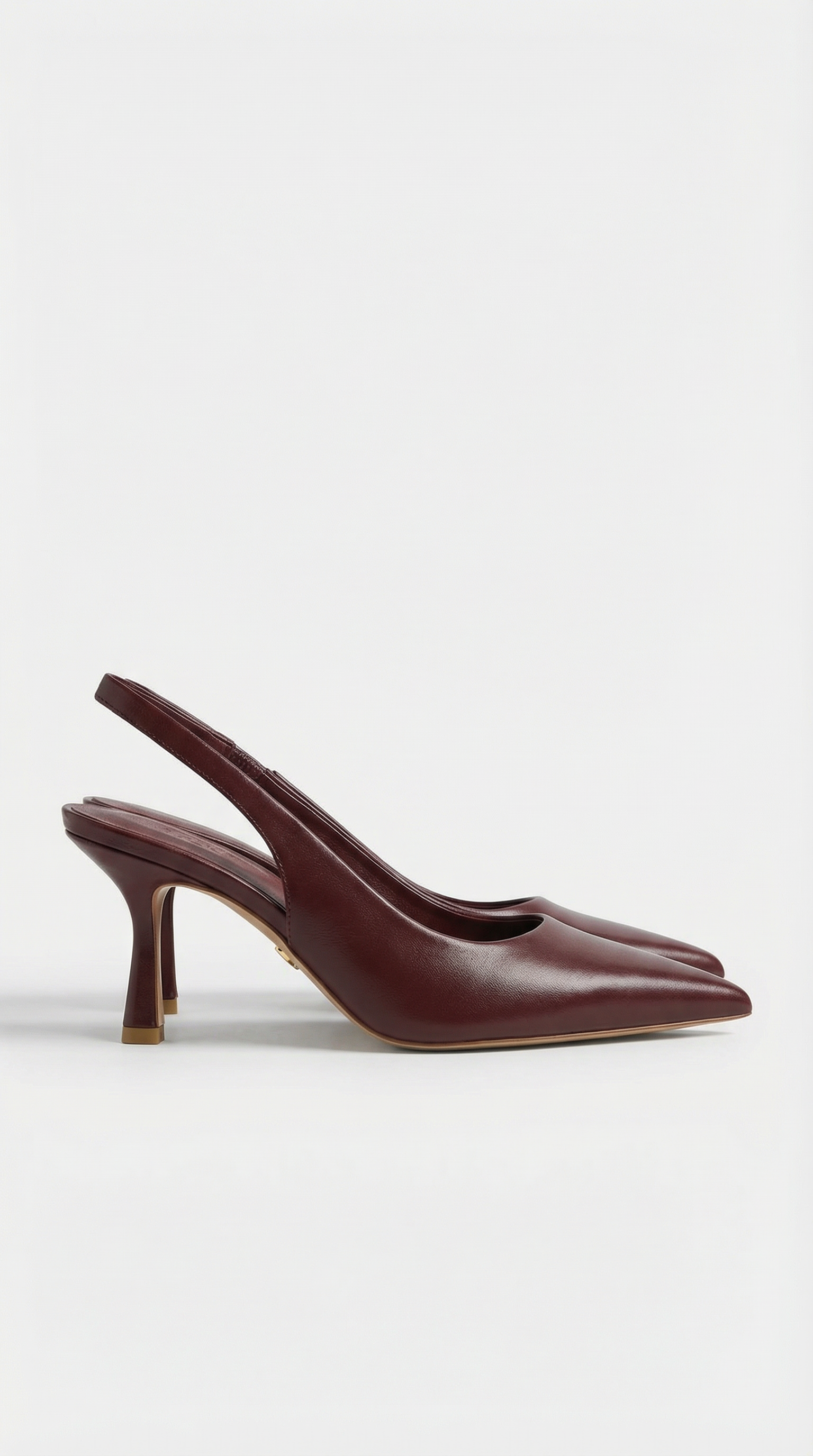Slingback-Pumps Damen mit sculptoralem Absatz und spitzer Zehenpartie – Blanchette
