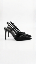 Slingback-Pumps Damen mit Stilettoabsatz und Schleifendetails – Mirabeau