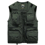 Anglerweste Herren mit Multi-Pocket und Mesh-Futter – Massimo