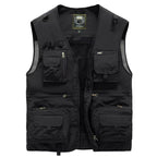 Anglerweste Herren mit Multi-Pocket und Mesh-Futter – Massimo
