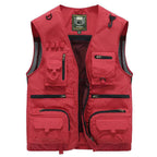 Anglerweste Herren mit Multi-Pocket und Mesh-Futter – Massimo
